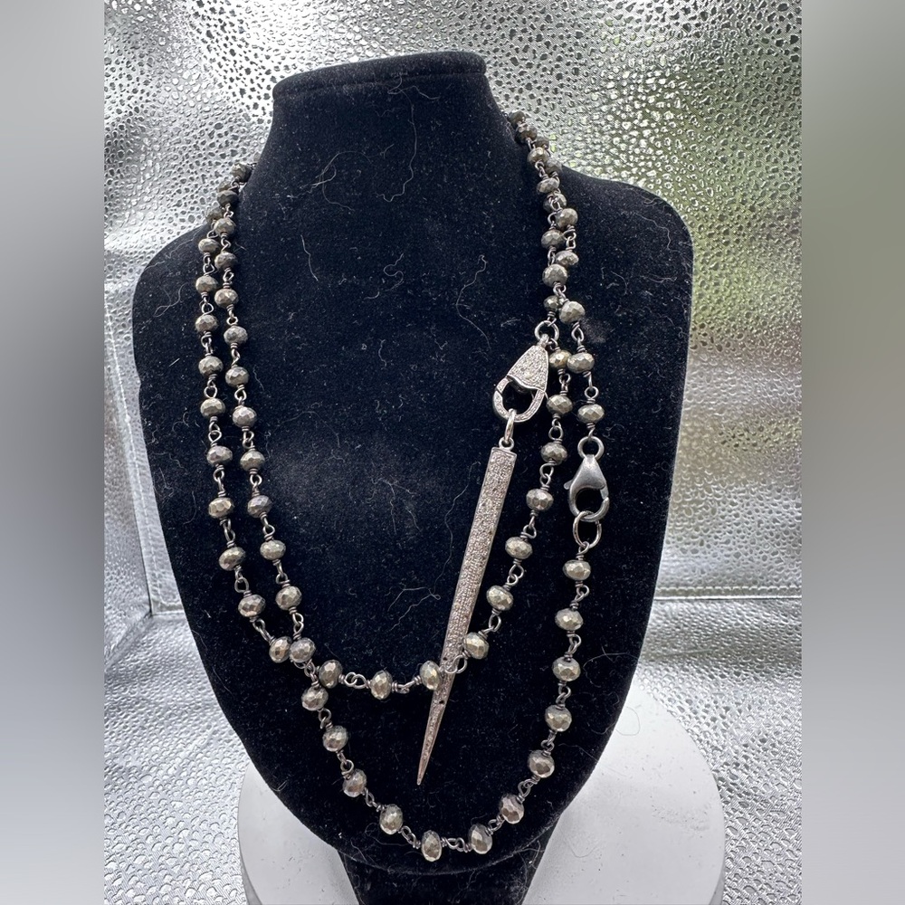 Ruby & Violet Necklace With Changeable Pendant! O… - image 1